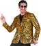 Party Jackett Zebra gold schwarz