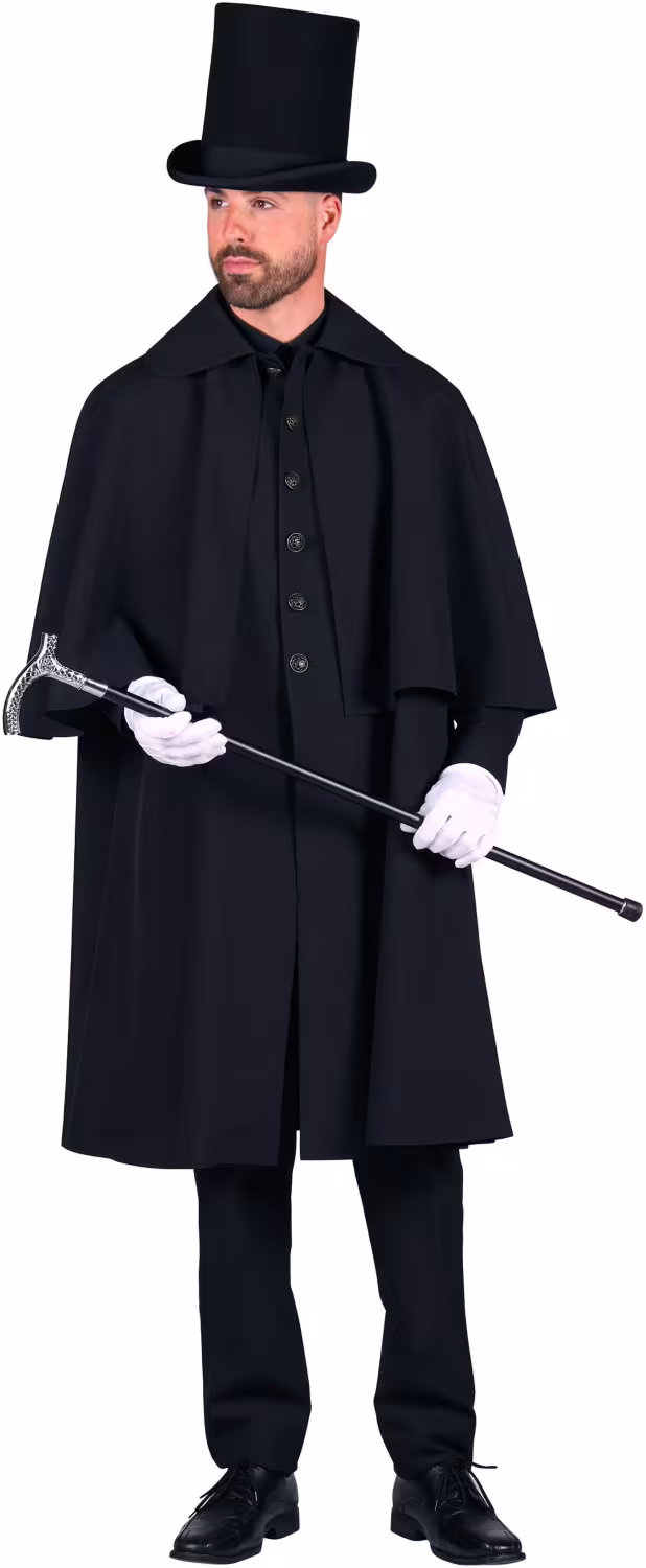 Thetru Karneval Halloween Herren Kostüm Kutscher Mantel