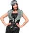 Karneval 20er Jahre Schmuck Set Perlen mit Strass