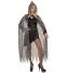 Karneval Halloween Damen Cape Spiderweb