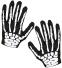 Karneval Halloween Skelett Handschuhe