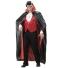 Karneval Halloween Luxus Cape schwarz rot