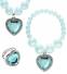 Karneval Kinder Schmuck-Set Prinzessin blau