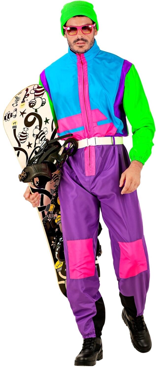 Karneval Herren Kost&uuml;m Overall Snowboarder