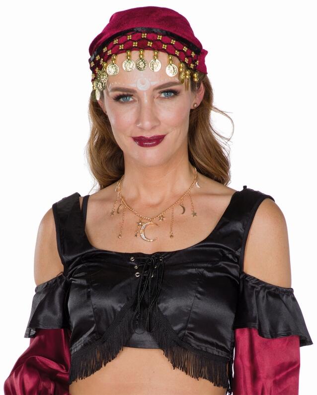 Rubies Karneval Kette Mond und Sterne