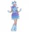 Karneval Damen Kostüm Monster Girl blau