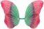 Karneval Flügel Schmetterling mint-rosa