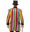 Karneval Herren Kostüm Jacket Frack Rainbow
