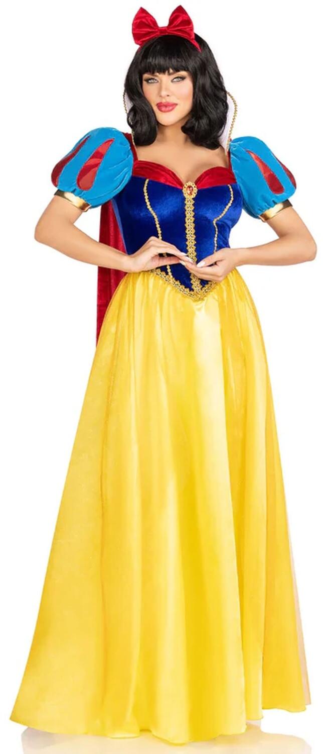 Leg Avenue Karneval Damen Kost&uuml;m Schneewittchen lang