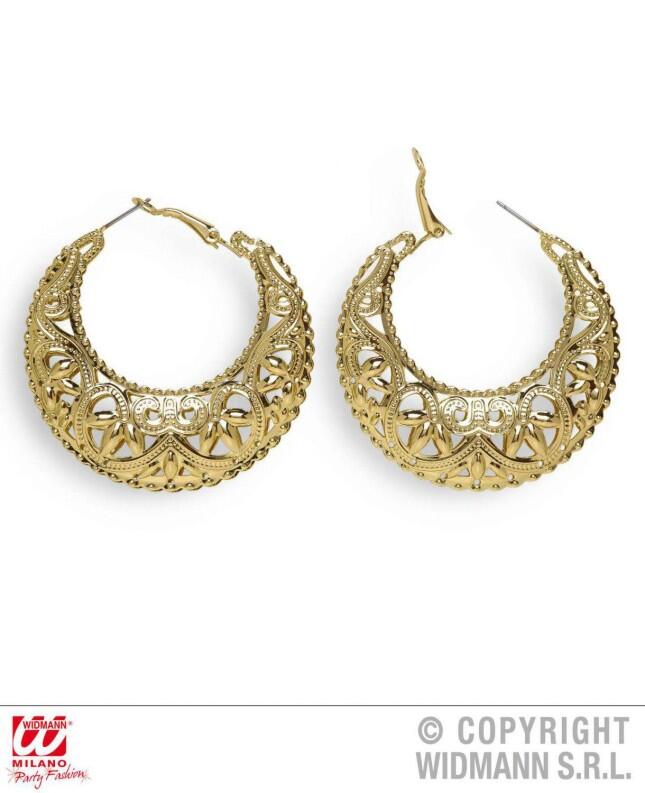 Karneval Goldene Ohrringe für Zigeuner Römer Orient