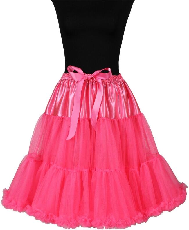 Thetru Karneval Damen Petticoat lang Showgirl