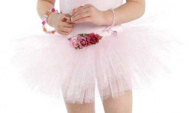 Great Pretenders Kinder Mädchen Petticoat Rosen Tutu rosa
