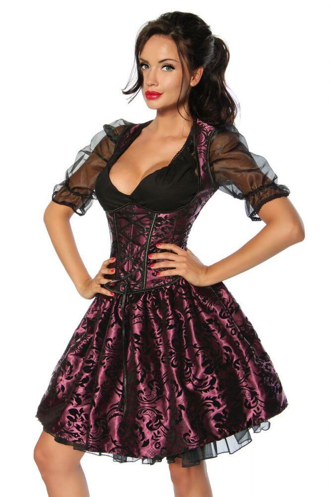 Oktoberfest Damen Kostüm Dirndl Fleurie