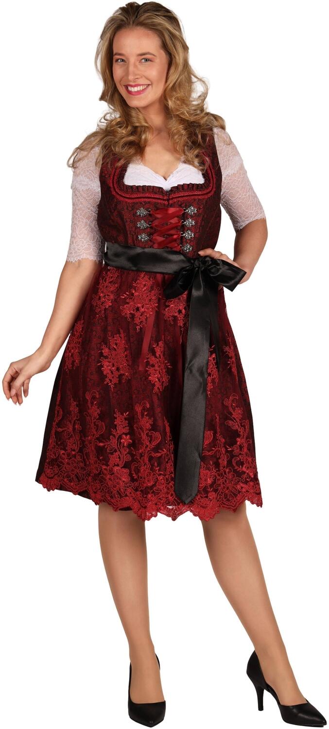 Thetru Oktoberfest Damen Dirndl Lia rot