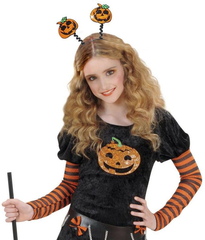 Karneval Halloween reflektierender Kürbis Haarreif