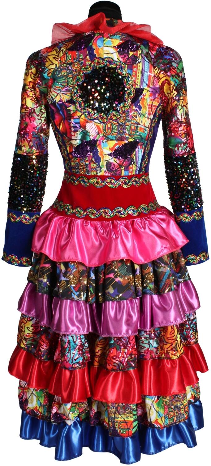 Thetru Karneval Damen Kost&uuml;m Jacke Fiesta Carnavale