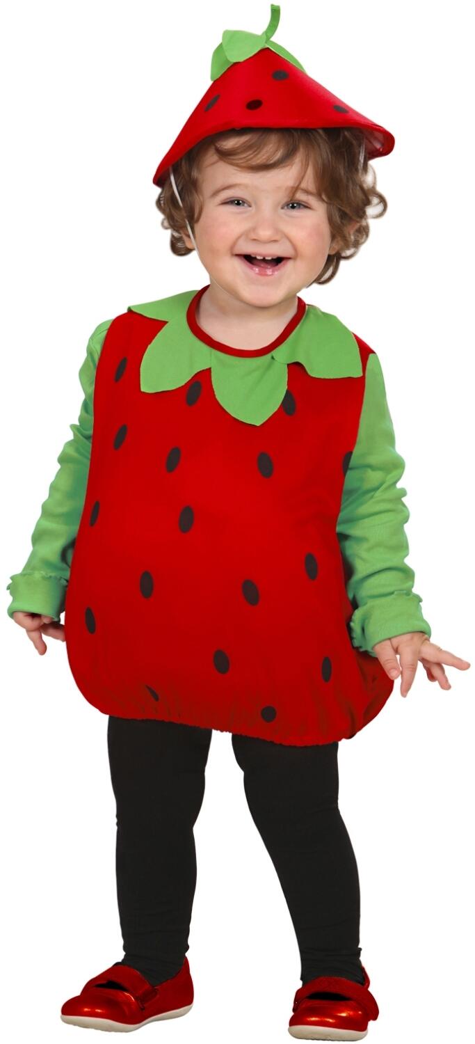 Karneval Baby Kostüm Erdbeere Puffy Strawberry
