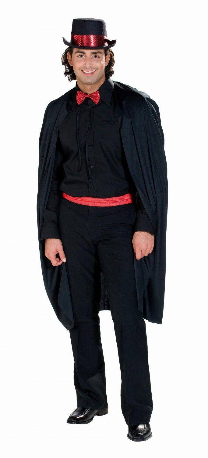 Karneval Halloween schwarzer Umhang