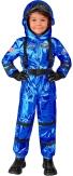 Karneval Fasching Kinder Kostüm Astronaut blau
