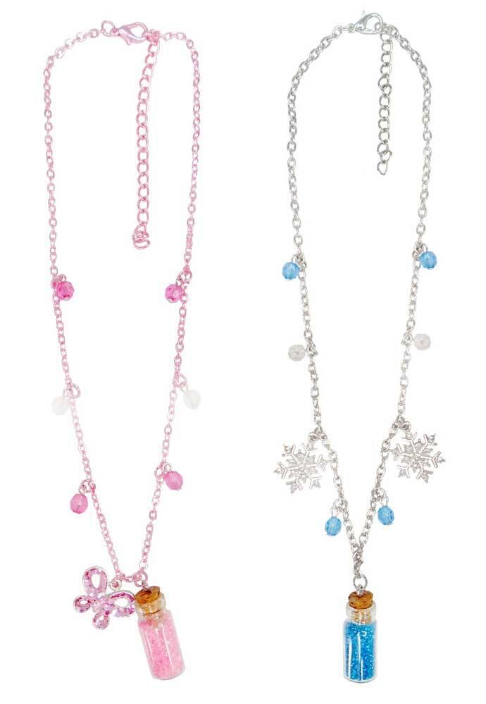 Karneval Halskette Glitzer-Feenstaub Farbwahl