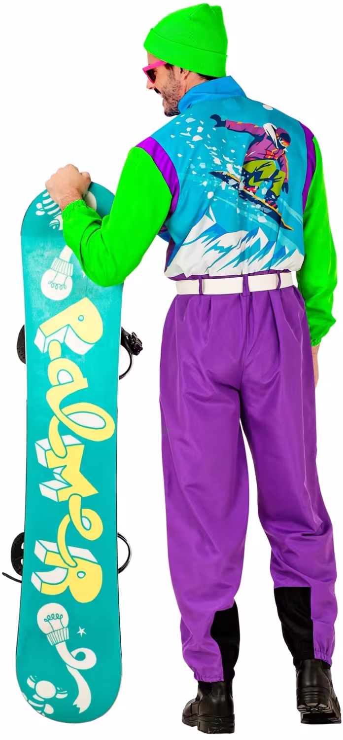 Karneval Herren Kost&uuml;m Overall Snowboarder