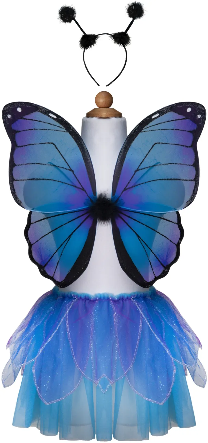 Great Pretenders M&auml;dchen Feen-Set Blauer Schmetterling