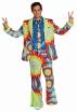 Karneval Herren Kostüm Hippie Anzug mit Schlaghose