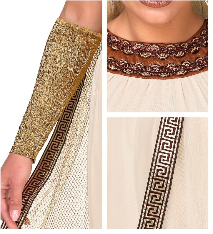 Karneval Damen Kostüm Römische Göttin ecru