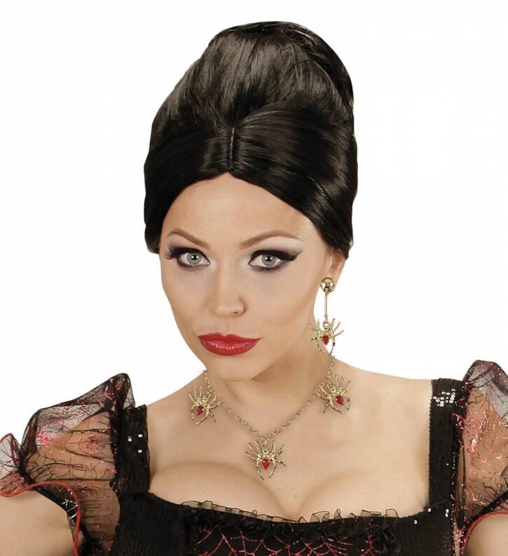 Karneval Halloween Schmuck Set Spinnenfrau