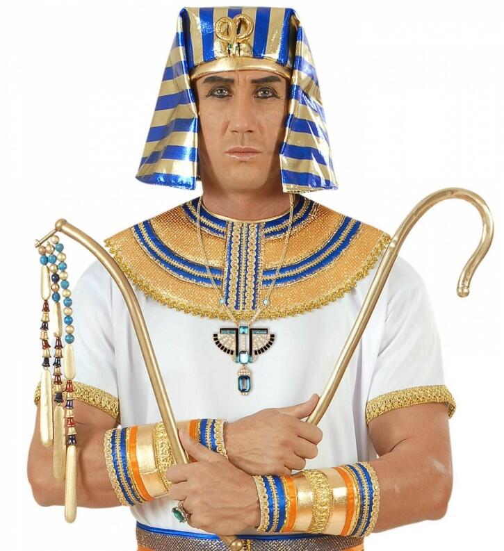 Karneval Halsband Goldene Ägyptische Kette