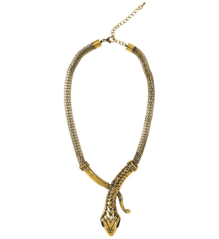 Karneval Kette Cleopatra Schlangen Halsband