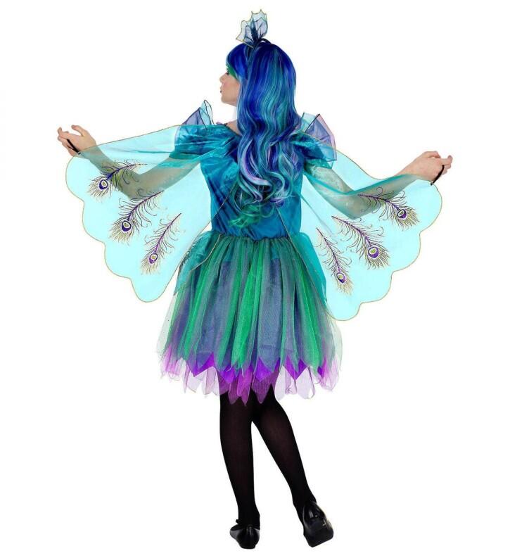 Karneval Mädchen Kostüm Pfau Elise