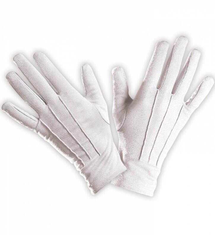 Weihnachtsmann Handschuhe weiß