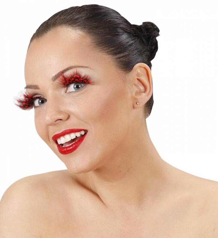 Widmann Karneval Wimpern Marienkäfer