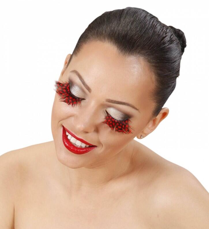 Widmann Karneval Wimpern Marienkäfer
