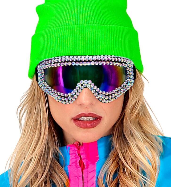 Karneval Festival Skibrille Apres-Ski Partybrille Strass