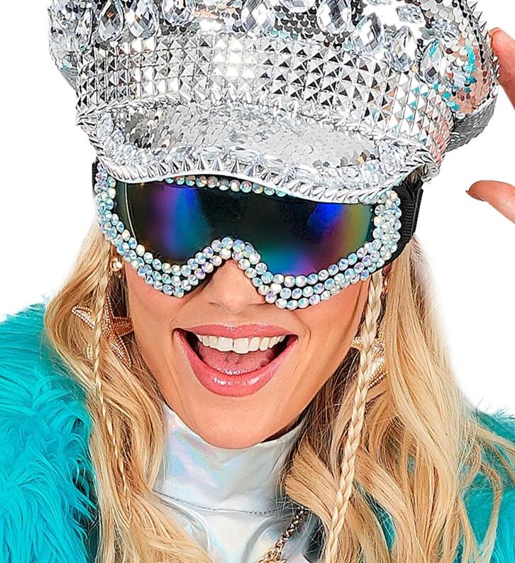Karneval Festival Skibrille Apres-Ski Partybrille Strass