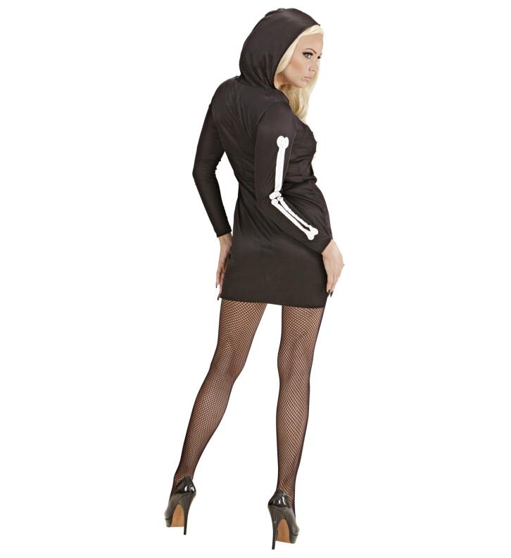 Karneval Halloween Damen Kostüm Glamour Skelett