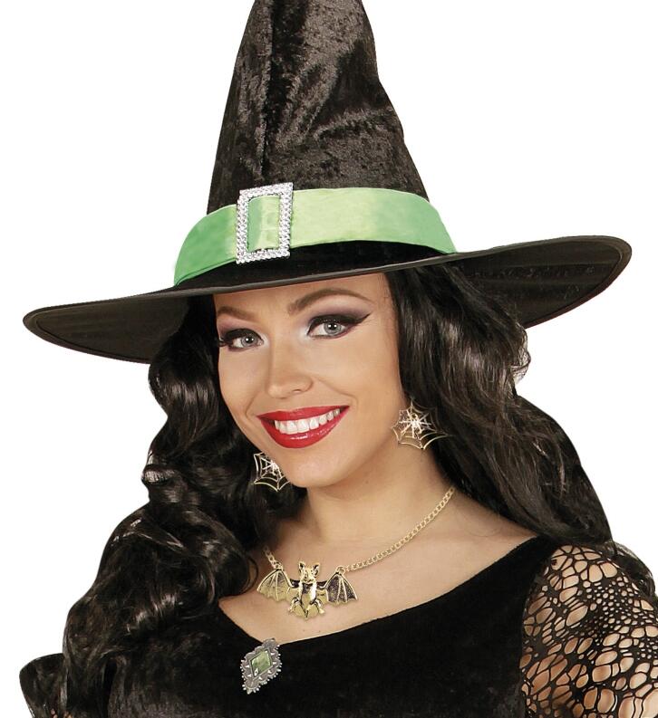 Karneval Halloween Schmuck Set Hexe