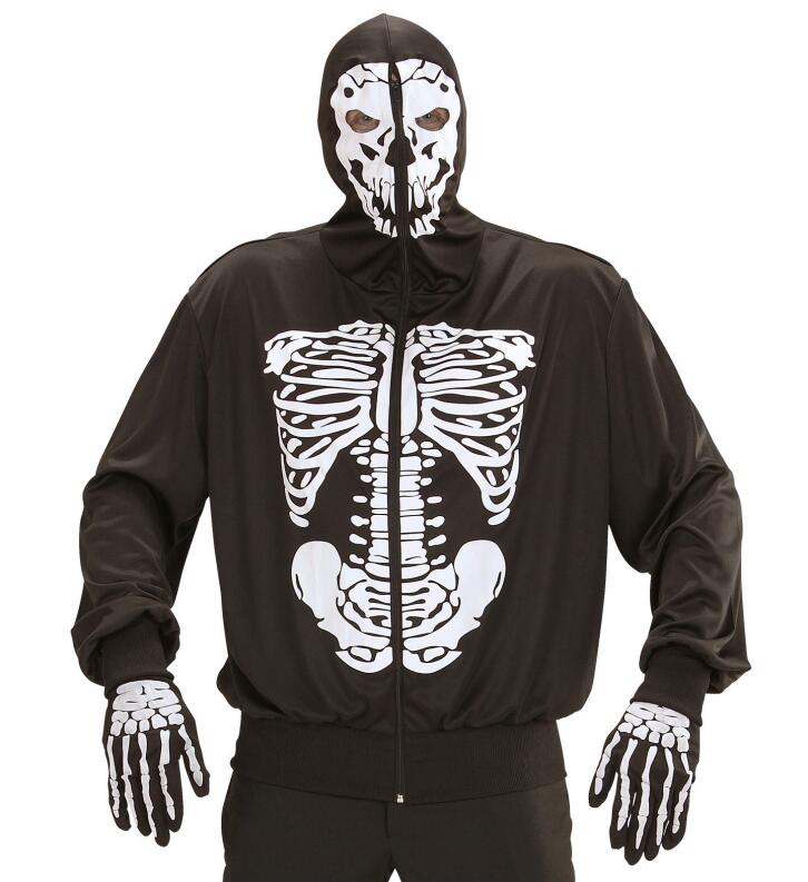 Karneval Halloween Skelett Handschuhe