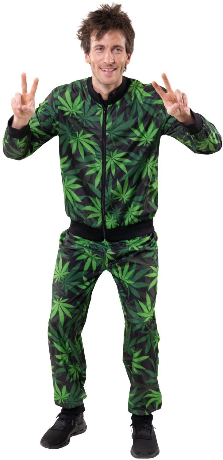 Karneval Herren Kost&uuml;m Jogging Anzug Hanf