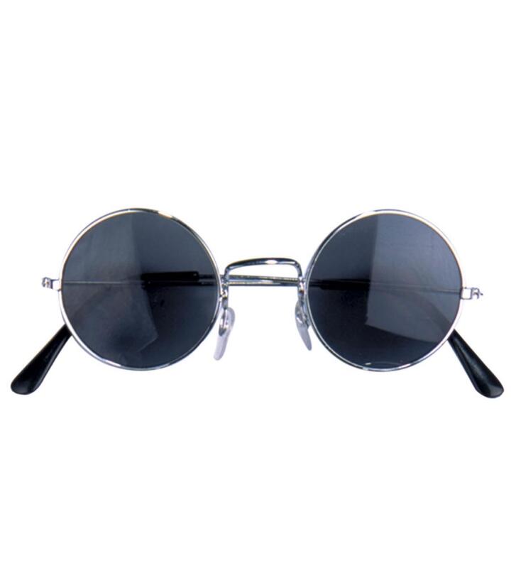 Karneval Halloween Lennon Brille schwarz