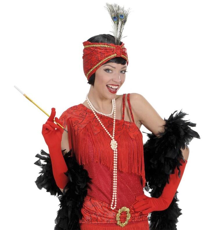 Karneval Perlen Kette lang