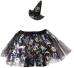 Halloween Karneval Mädchen Verkleidungs-Set Hexe schwarz