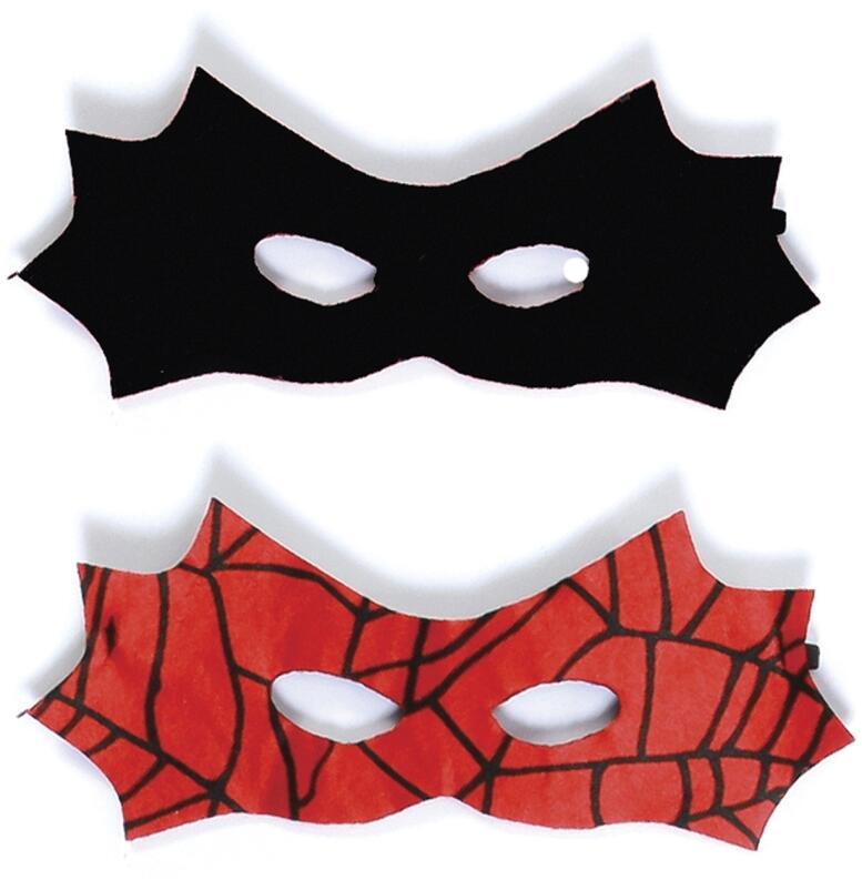 Karneval Halloween Kinder Wende-Maske Spinne-Fledermaus
