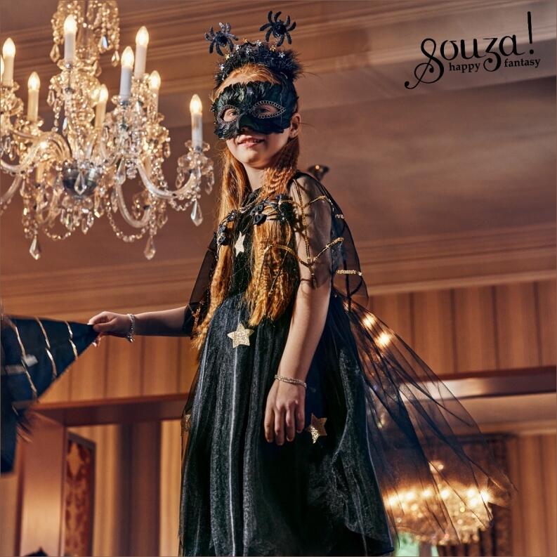 Souza Halloween Karneval Kinder Maske Krähe