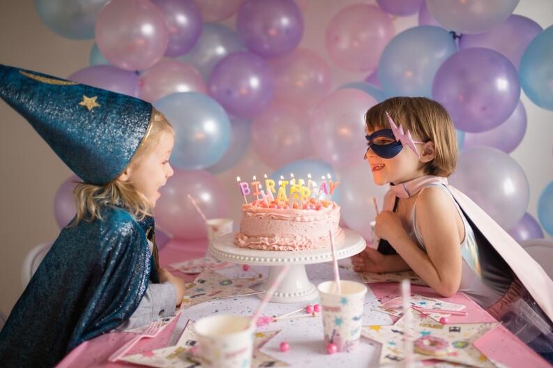 Great Pretenders Karneval Kinder Cape Zauberer blau