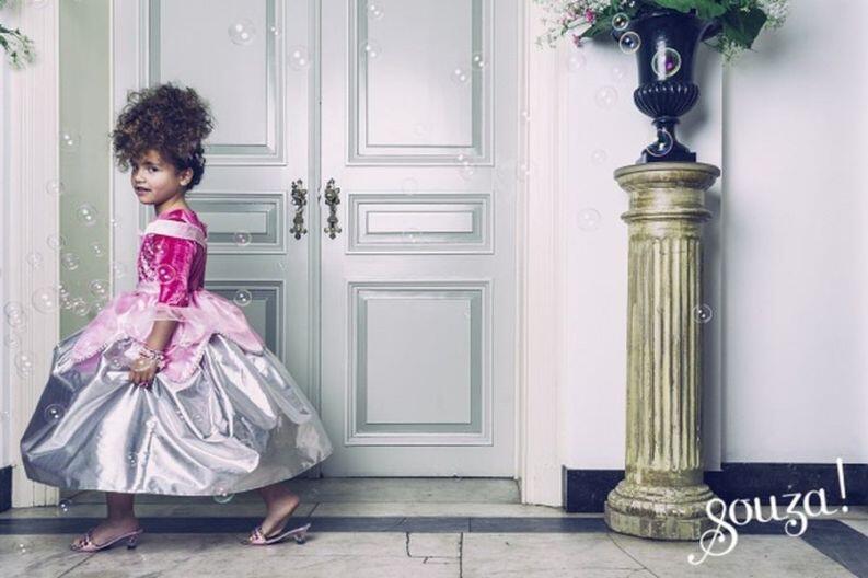 Souza Karneval Mädchen Kostüm Prinzessin Caroline