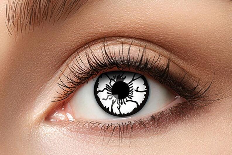 Karneval Halloween Kontaktlinsen Geist