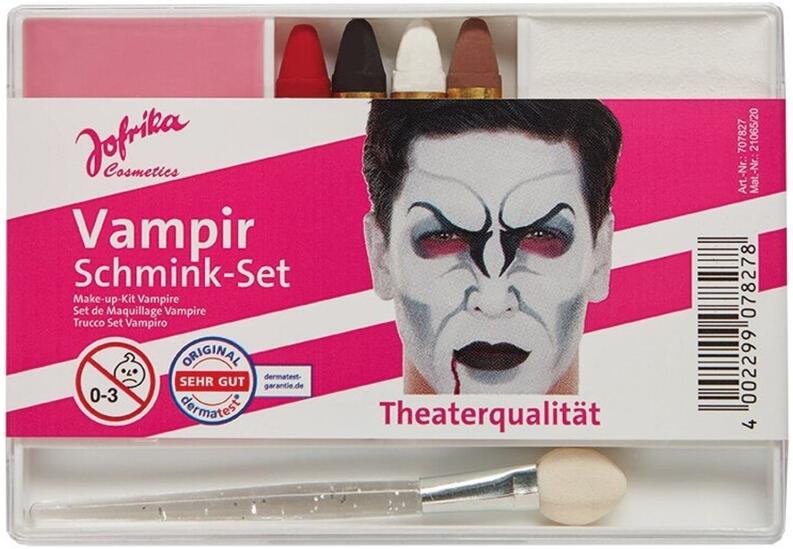 Jofrika Karneval Halloween Theaterschminke Schminkset Vampir
